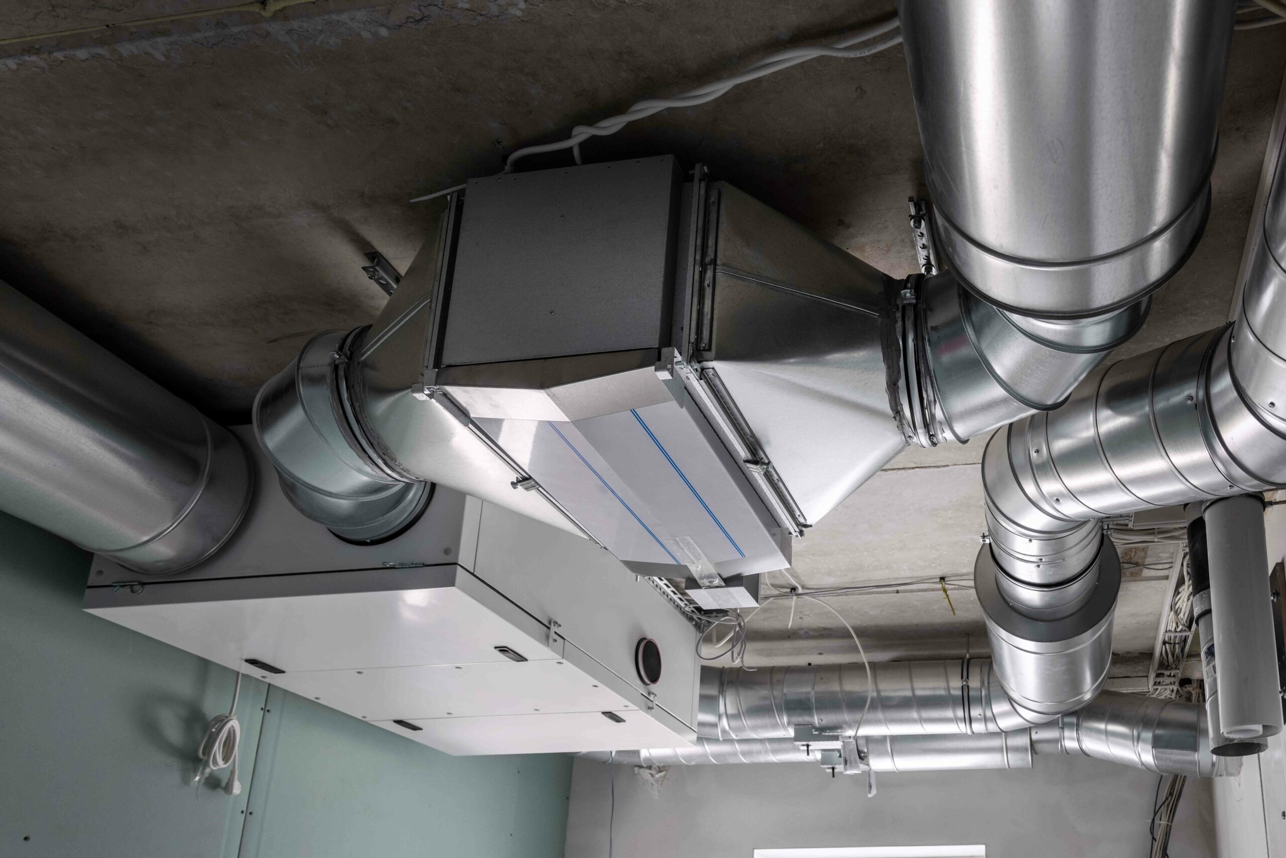 Ducted,Heat,Recovery,Ventilation,System,With,Recuperation